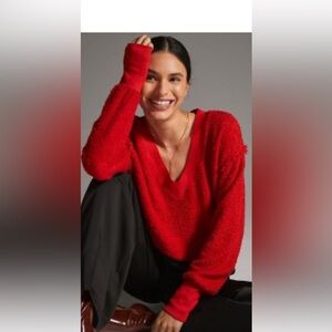 t la Anthropologie V-neck sweater